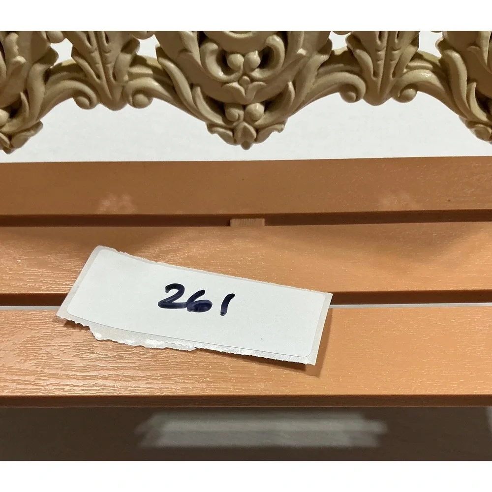 Vintage 1988 Burwood Wall Shelf Bench Style Hanging #2914 Made USA 12